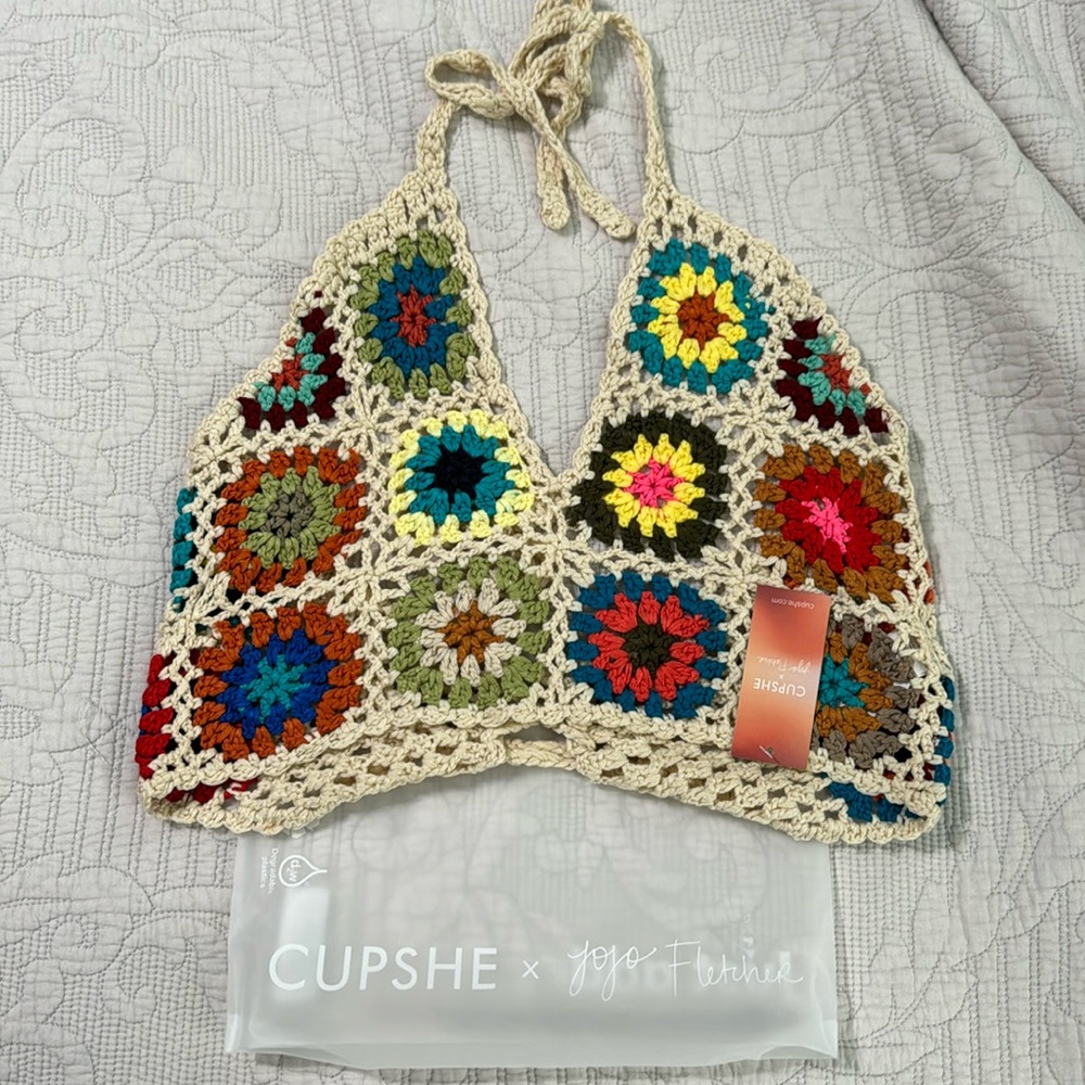 NEW Cupshe x Jojo Crochet Top